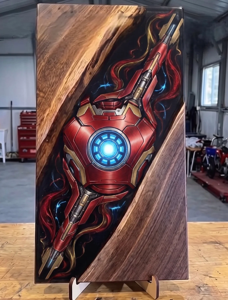 [PRE-ORDER] Iron man Resin Cutting Board